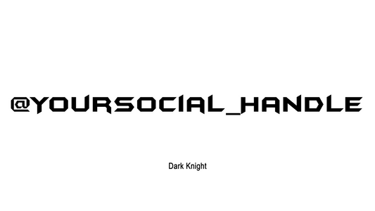 Social Media Handle - 2024+ Mustang S650