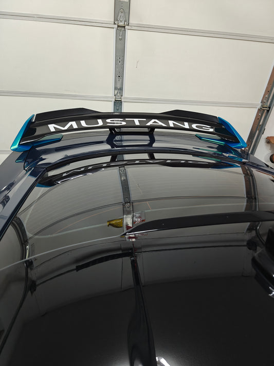 Mustang Spoiler Text Decal - Handling Package Style - 2024+ Mustang S650