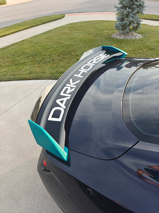 Dark Horse Spoiler Text Decal - Handling Package Style - 2024+ Mustang S650