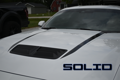 Franjas decorativas para el capó - Estilo liso - Mustang GT / Dark Horse / Ecoboost S650 2024+